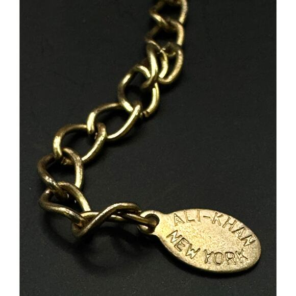 Ali Khan New York Pink, Purple and Grey Crystal Beaded Necklace - Picture 3 of 10